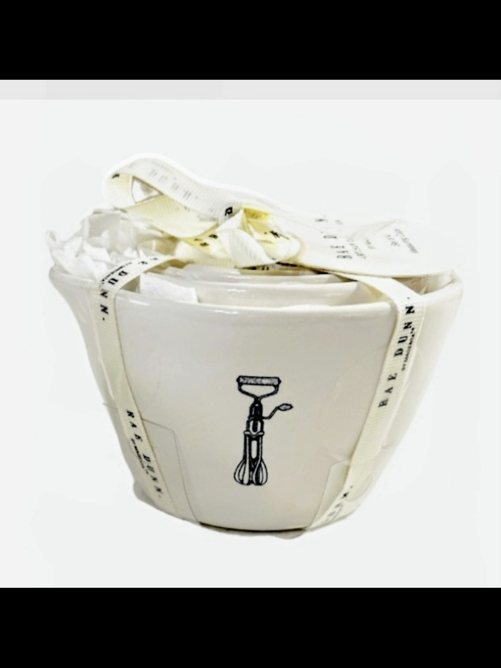 Rae Dunn White Ceramic Measuring Cups Nwt